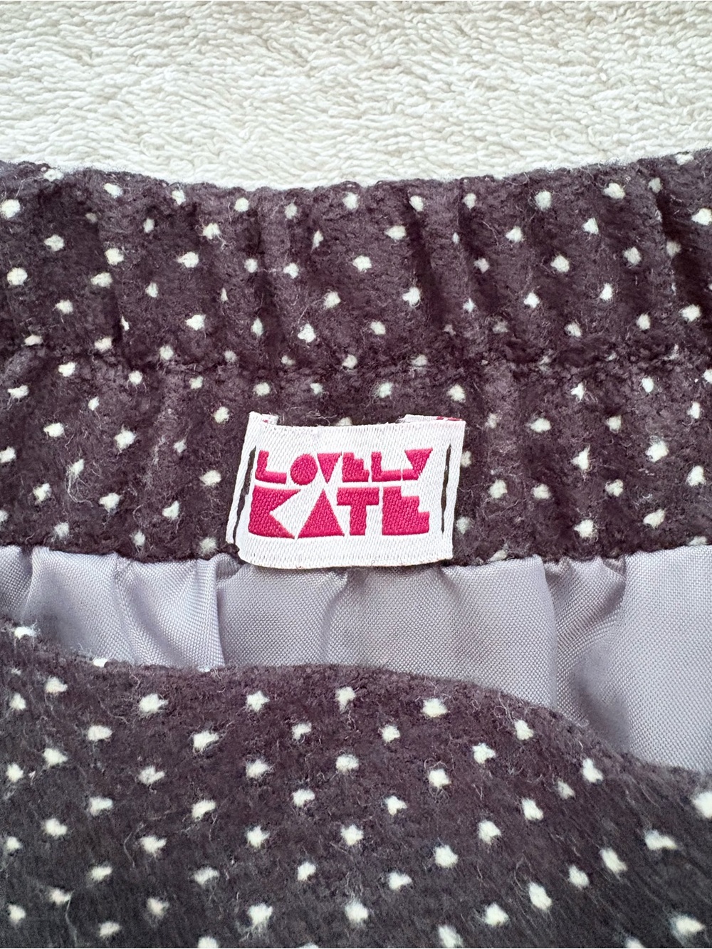 Lovely Kate Rare Whimsical Gray Animal Novelty Print A-Line Retro Cotton Skirt S - Picture 5 of 11